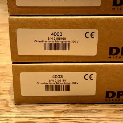 3x DPA 4003 versatile omnidirectional microphones, factory matched w/ consecutive serial numbers image 8