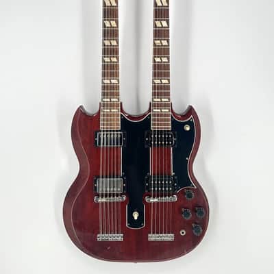 Gibson Custom Jimmy Page 1969 EDS-1275 Doubleneck Collector’s Edition Aged, Played & Signed - Cherry image 6