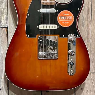 New Squier Paranormal Custom Nashville Stratocaster with Laurel Fretboard - Chocolate 2-Color Sunburst, In Stock and Ships Ultra Fast! image 4