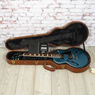 Gibson - 2016 Les Paul ES Electric Guitar - Pelham Blue - w/OHSC - USED image 8