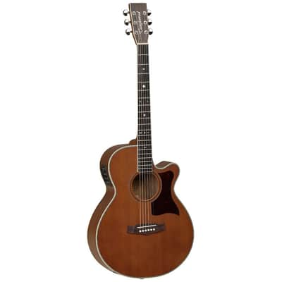 Tanglewood TW45-E Sundance Pro Solid Cedar/Mahogany Super Folk Cutaway with Electronics