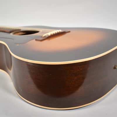 Pre War Guitars Model J Lefty Sunburst Relic Slope Shoulder Acoustic Guitar w/OHSC image 9