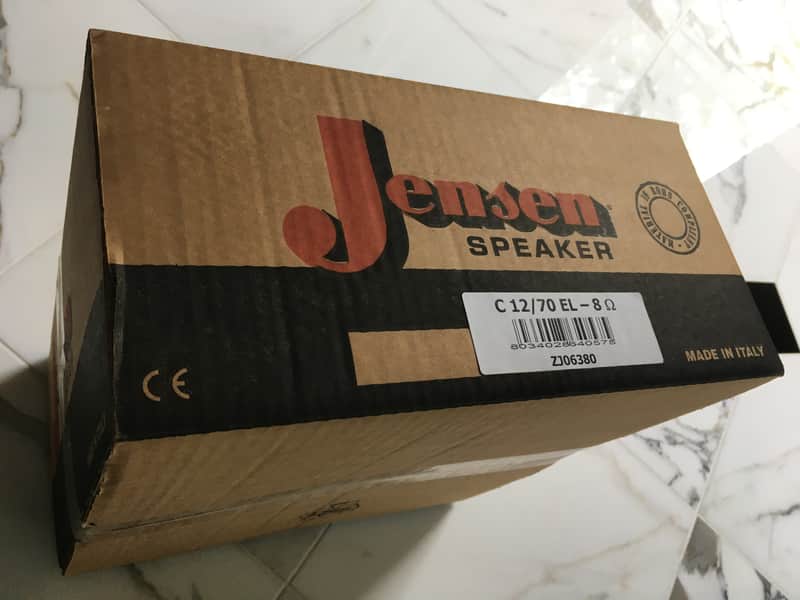Jensen C12/70EL "Electric Lightning" 12" 70 watt 8 ohm ceramic magnet amplifier speaker image 1