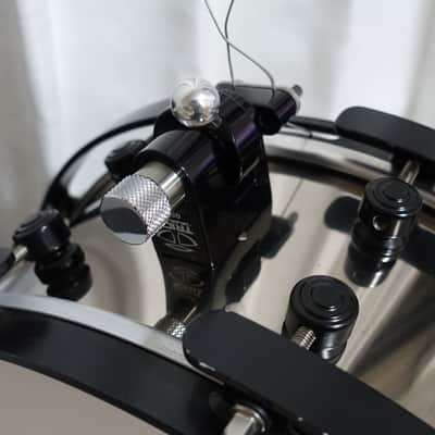 Kitano Takumi model 3mm thick Titanium w/ Titanium hoops snare drum 14x5.25 image 6
