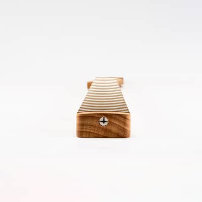 Allparts Select "Licensed by Fender®" AAA+ Roasted Flame Maple "VIN-MOD" Replacement Neck for Telecaster® - Unfinished - Soft V Shape image 6