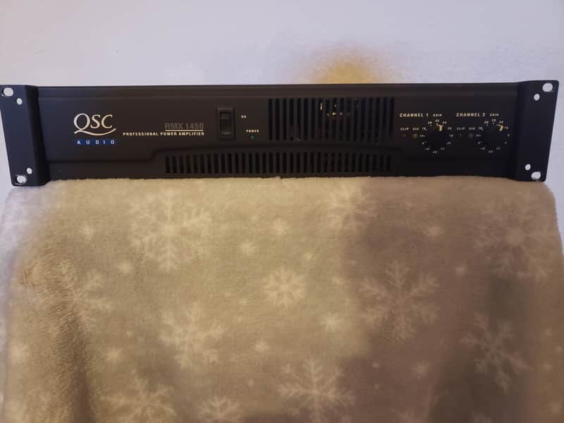 QSC RMX1450 1400-Watt Power Amplifier - Black image 1