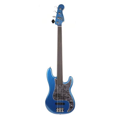 Fender Tony Franklin Fretless Precision Bass Lake Placid Blue image 2