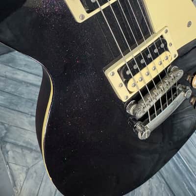 Epiphone Les Paul Traditional Pro - Purple Sparkle refinished image 13