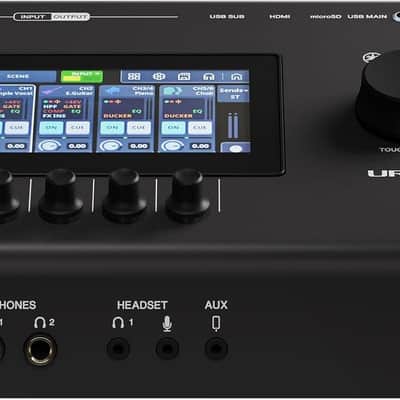 Yamaha URX44V 6x4 USB-C Audio/Video Interface (Black) image 1
