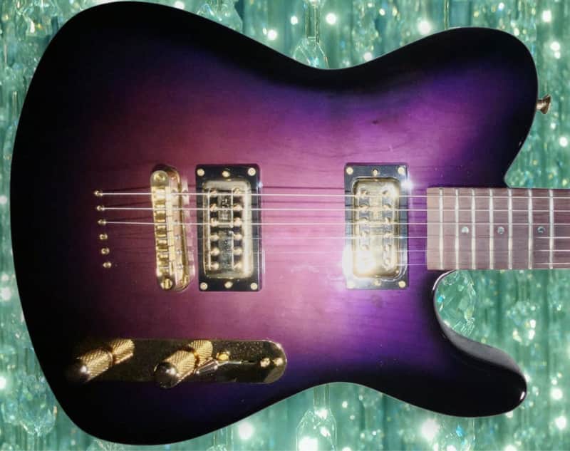 ⚠️ C. R. Alsip USA Hand-Made Custom Telecaster Purple Sunburst! Custom color-matched OHSC! Fender Killer! ⚠️ image 1