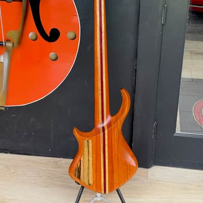 Warrior Dran Michael 5-string Bass "NAMM" 2020 - stunning featherweight Spalted Maple NAMM Show display model # 9. image 3