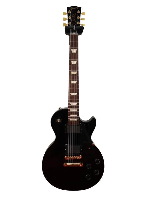 Gibson Les Paul Studio, Ebony with Gold Hardware, EMG Pickups (2011)