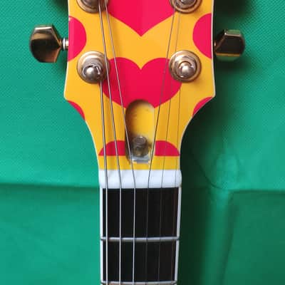 Fernandes / Burny MG-145S HY Yellow Heart Hide X Japan image 6