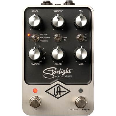 Universal Audio UAFX Starlight Echo Station Effects Pedal - Regular Black