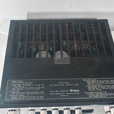 McIntosh MA6200 100-Watt Stereo Solid State Integrated Amplifier 1979 - 1991 - Black image 13