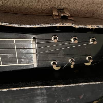1964 Airline Lap Steel made by Valco- Black image 4