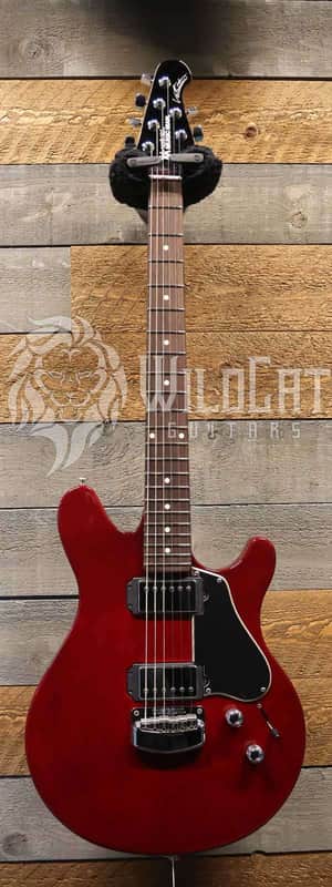 Ernie Ball Music Man Valentine HT Trans Cherry H07917 image 1