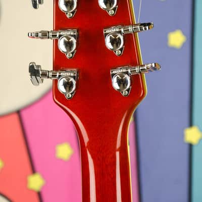 Used 2001 Hamer Newport Electric - Orange Sparkle Guitar, Hard Case image 11