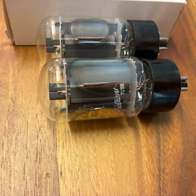 NOS date code and tight current matched pair GE 6L6GC clear top tubes image 6
