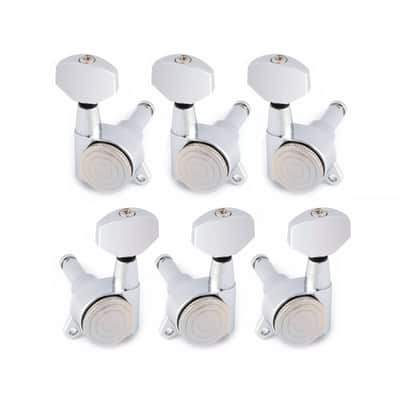 3R 3L Guitar Locking Tuning Pegs Tuners 18:1, chrome image 1