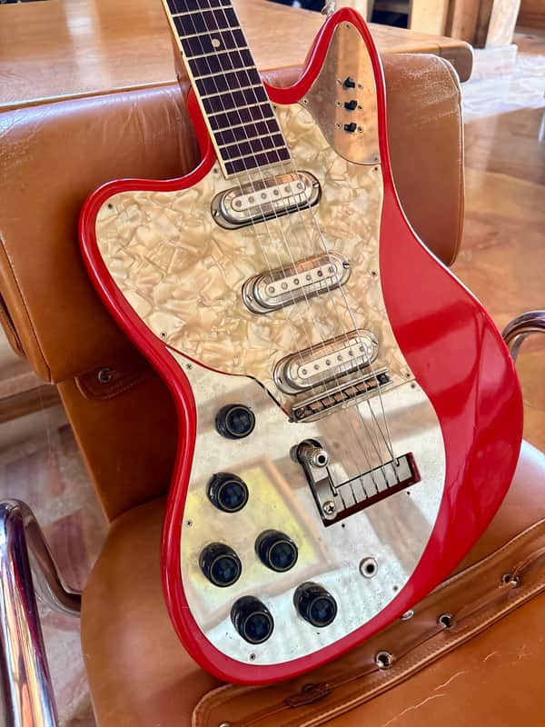 Circa 1963 Framus Strato Deluxe Factory Left Handed Rare Collector