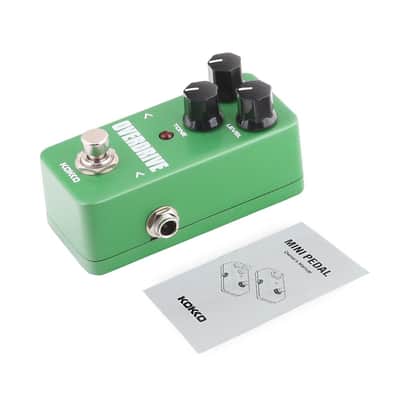 KOKKO FOD3 Guitar Mini Effects Pedal Over Drive - Warm and Natural Tube Overdrive Effect Sound Processor Portable Accessory for Guitar and Bass, Exclude Power Adapter Green (Price includes the import duty for US buyer) image 7
