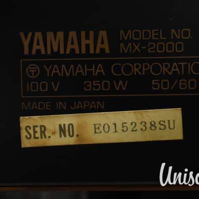 Yamaha MX-2000 Stereo Power Amplifier in Very Good Condition image 13