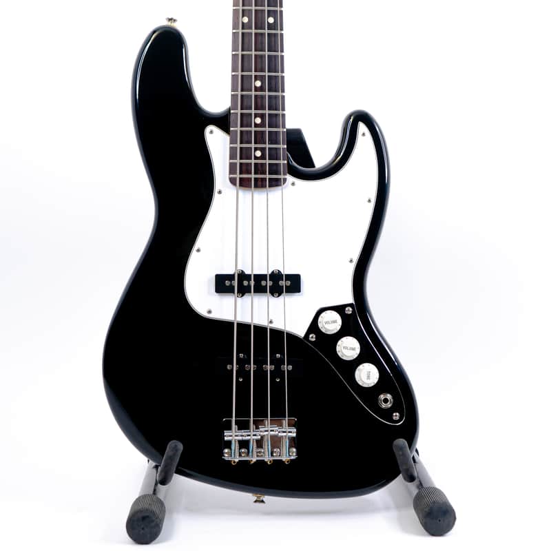 1997 MIM Fender Jazz Bass Black w/ Rosewood Board, HSC – Embrace the Groove with Iconic Style image 1