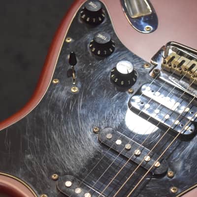Squier by Fender Standard Fat Strat HSS Satin Walnut Electric Guitar #IC040545394 image 11