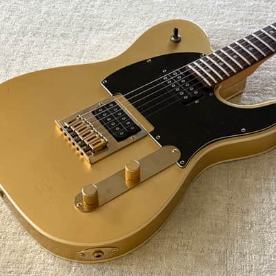 2013 Squier J5 Telecaster John 5 Signature Model Frost Gold HH Double Bound 1st Year image 4