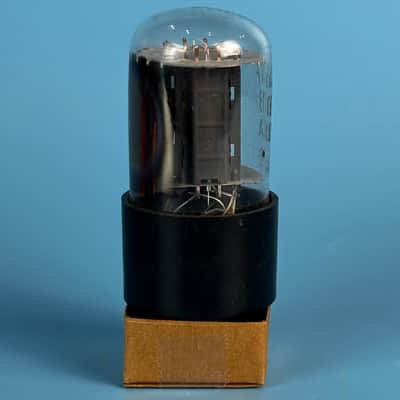 1960s General Electric 6SN7GT Vintage Grey Plated Vacuum Tube! Tests Good! T575 image 5