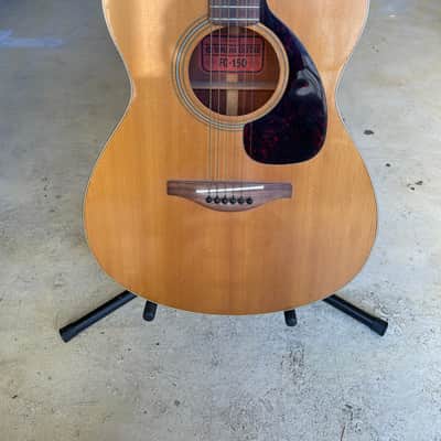 Yamaha FG-150 Red Label, Vintage Acoustic Guitar, Hard Shell Case image 7