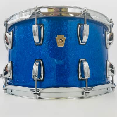 Ludwig Legacy Mahogany 8x14" Snare Drum (Blue Sparkle) image 8