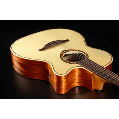 Lag T88ACE Tramontane 88 Auditorium Cutaway Solid Spruce Top Khaya Neck 6-String Acoustic-Electric Guitar image 7