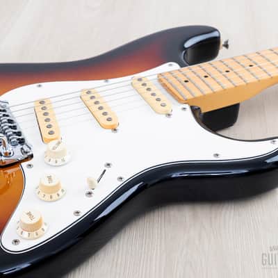 1985 Fender Boxer Series Stratocaster ST557 Sunburst w/ Blade Shooter, Japan MIJ Fujigen image 6