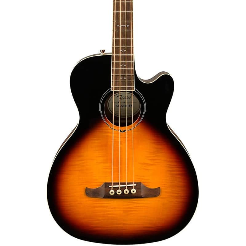 Fender FA-450CE Acoustic-Electric Bass 3-Color Sunburst image 1