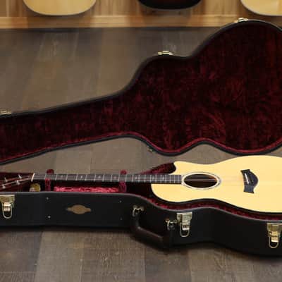 Unplayed! 2014 Taylor Custom GA Madagascar Ebony European Spruce Acoustic Guitar Natural + OHSC image 21