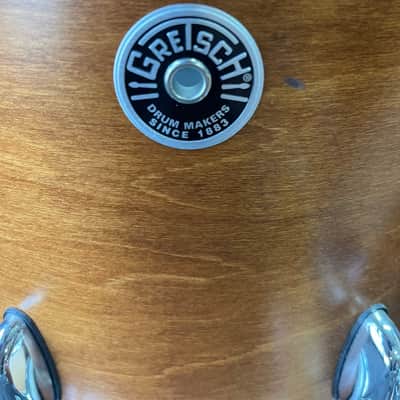 Gretsch Brooklyn Bop 3 Pc Jazz Drum Kit - Satin Mahogany - 18 - 12 - 14 image 4