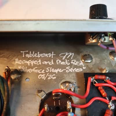 Silverface Sleeper Series, a 1974 Fender Vibro Champ Guitar Tube Combo Amp SSS by Tablebeast image 5