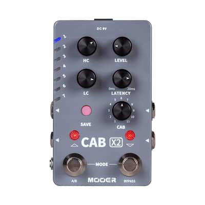 MOOER CAB X2 Dual Footswitch Cab Sim IR Loading Stereo Cabinet Simulation Pedal   (Price includes the import duty for US buyer) image 1