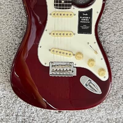 Mint Fender Player II Stratocaster, Rosewood Fingerboard, Transparent Cherry Burst