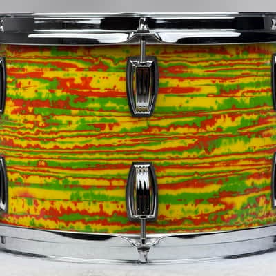 Ludwig 12x18"/8x12"/14x14" Classic Maple 'Jazzette New Yorker' Drum set - Citrus Mod image 15