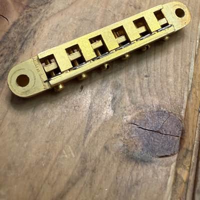 Vintage 1980’s Gibson Les Paul Gold Bridge and Tailpiece image 7