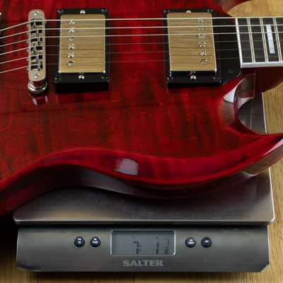 Gibson Custom M2M SG Custom Handpicked  Figured Top, Red Tiger CS302117 image 6