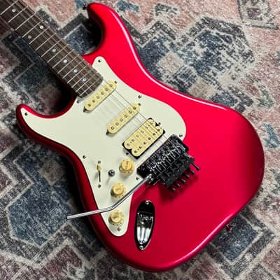 1980s Kramer Focus 3000 Vintage Metallic Pink Left Handed MIJ Made In Japan Electric Guitar W/ Original Gigbag! image 9