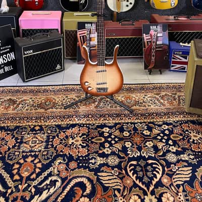 Danelectro Long Horn 58 Bass LEFTY ZURDO ( Super Limited) W/ Foam Case Copper Burst image 23