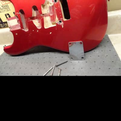 Fender Stratocaster 1988 -MIJ Japan-Floyd Rose ready- Candy Apple Red Metallic image 21