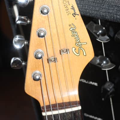 Squire rare 4 bolt transition sq series late 84 early 85 /62 reissue strat image 4