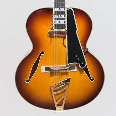 D'Angelico Excel Style B Hollow-body Archtop Electric Guitar - Dark Iced Tea Burst image 1