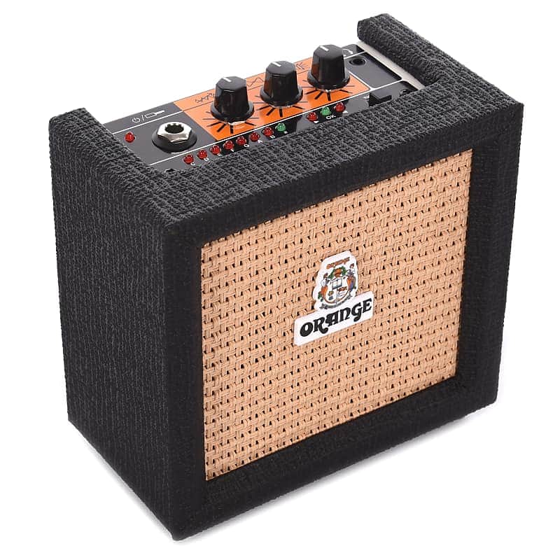 Orange Amps Crush Mini 3w Micro Amp Battery Powered - Black image 1